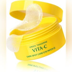 NIB VITA-C Green Tangerine Dark Spot Care Eye Patch - Yellow